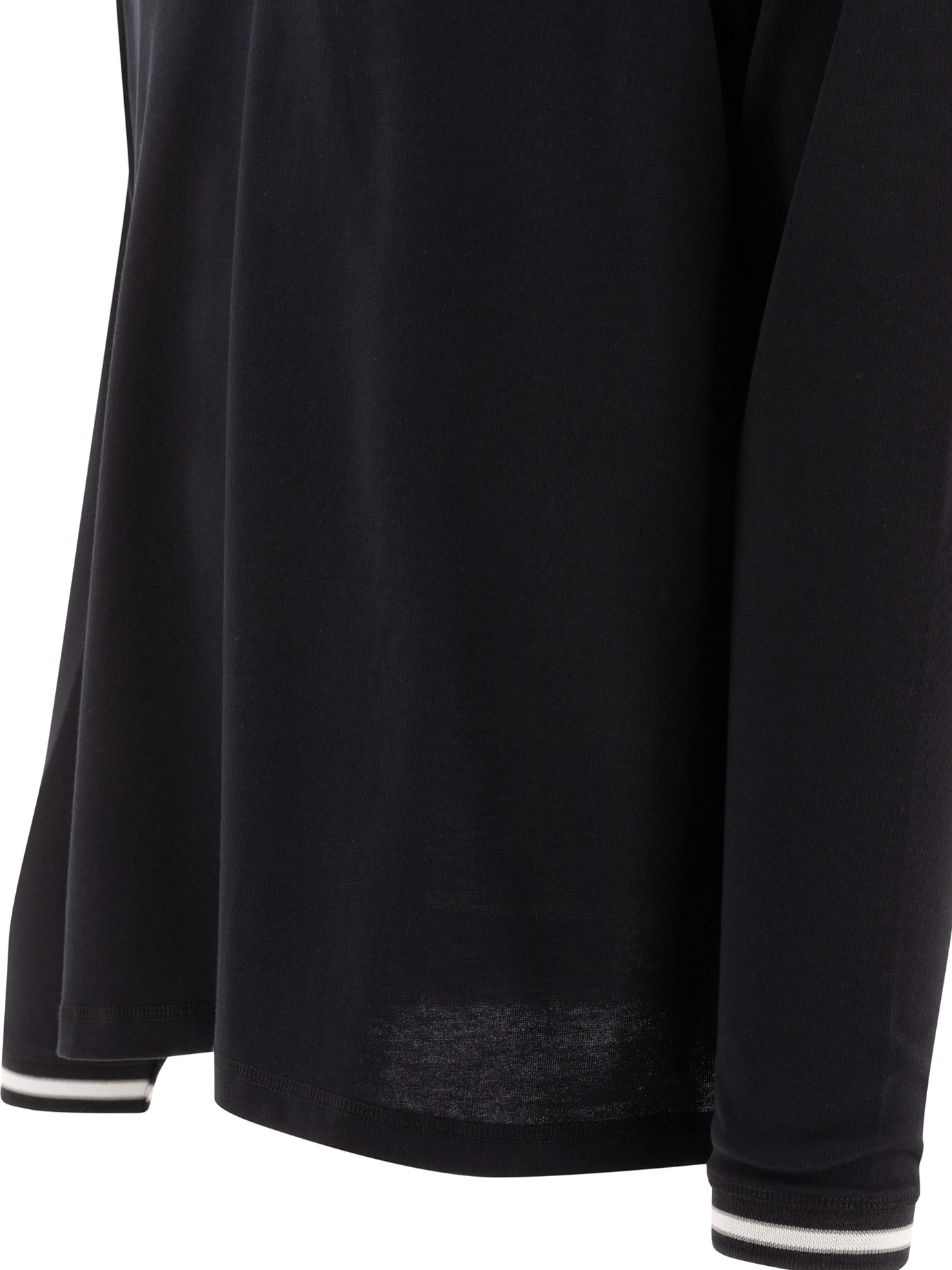 MAISON KITSUNÉ Black   Flash Fox t-shirt with raglan sleeves